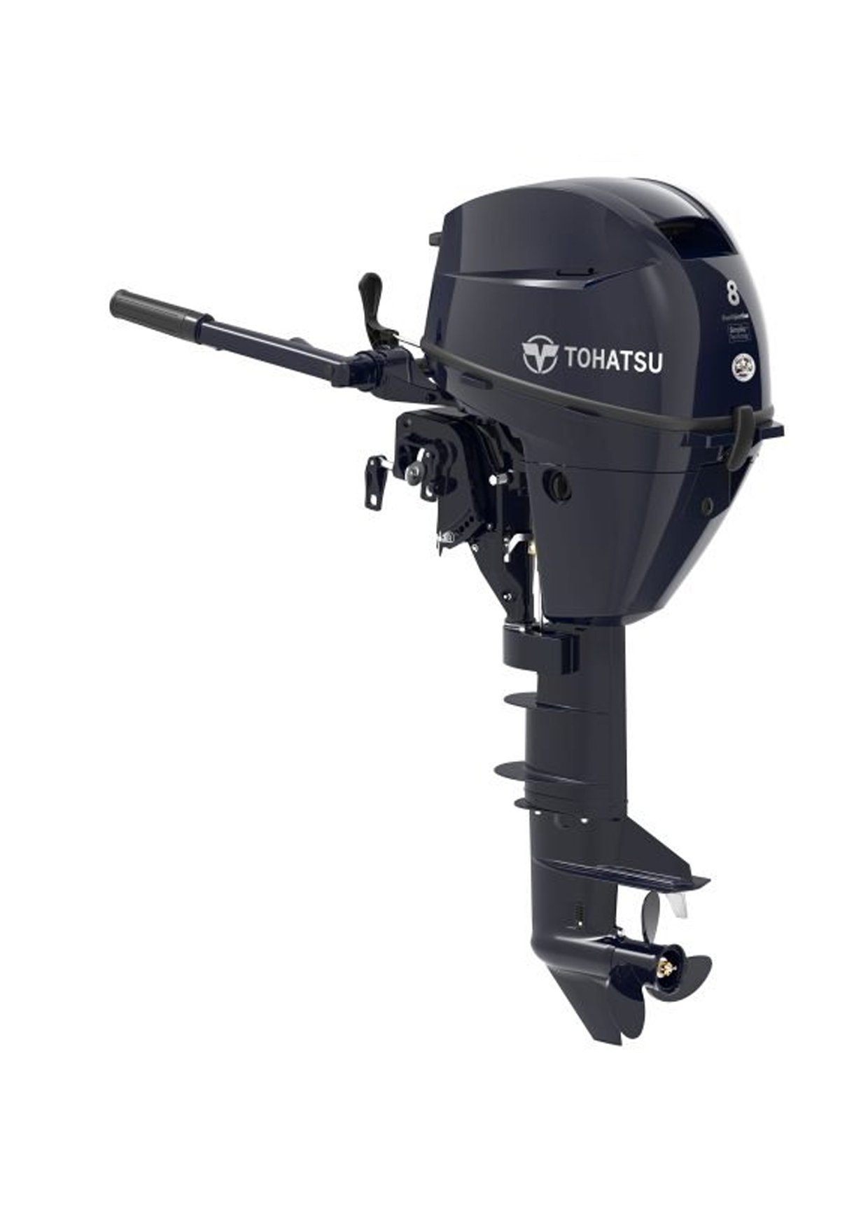 Outboard-Tohatsu-27-1-1.jpg 2024 Tohatsu 8 HP MFS8CEFL Outboard Motor - Image 1