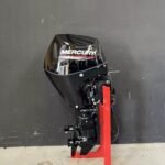 Mercury F25E outboard engine.