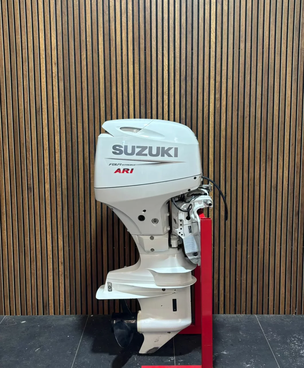 2021 Suzuki 60 HP EFI AVTL outboard engine.
