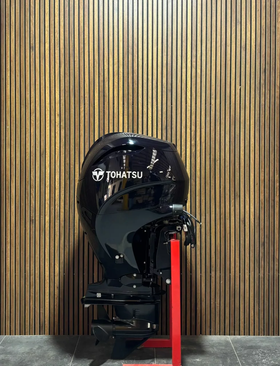 Tohatsu 115 HP EFI outboard engine.